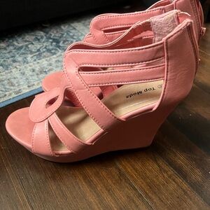 TOP Moda Women's Coral Wedge Sandals